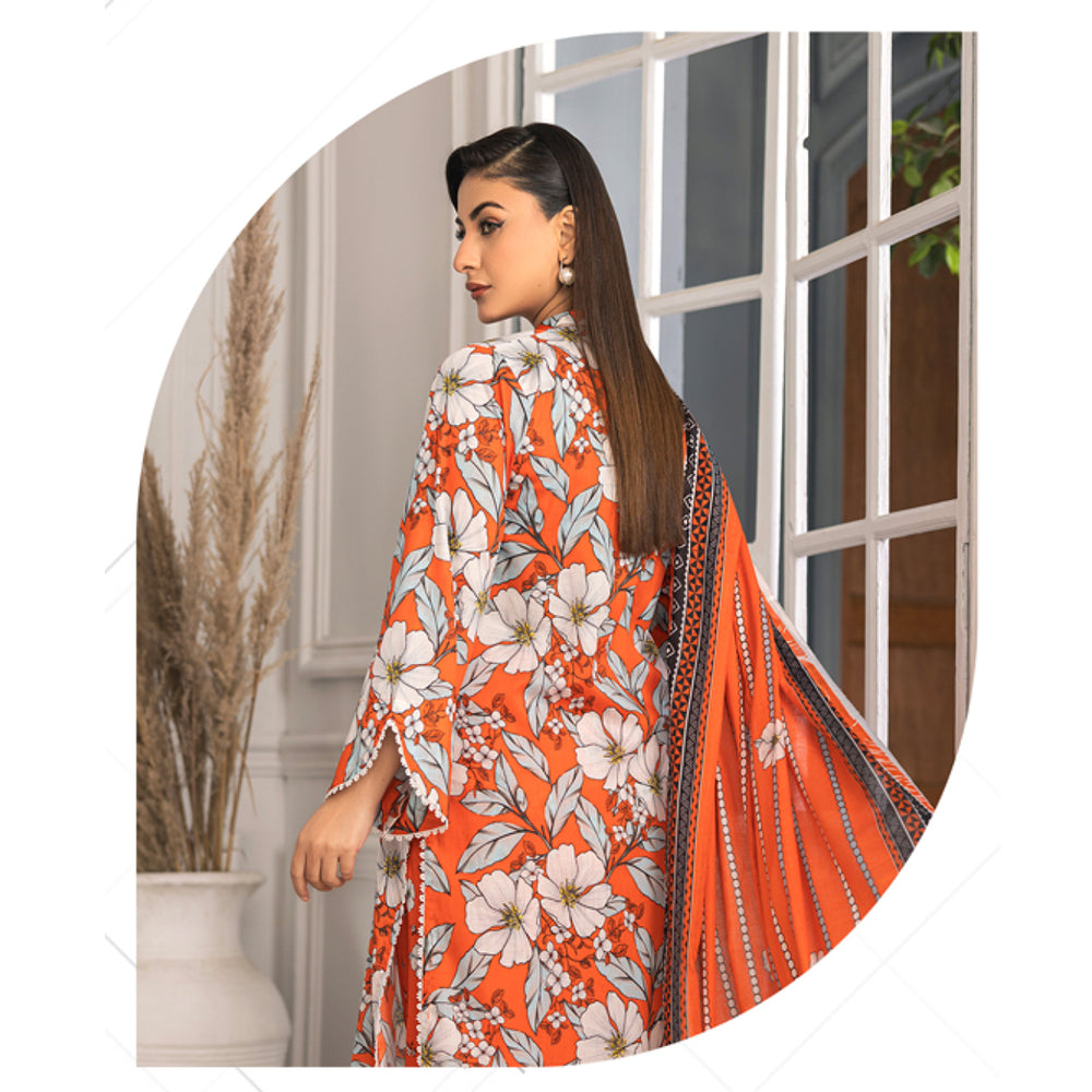 Zohra Classic By Motifz Lawn Digital Printed Unstitched Suit 3-Pcs - 3, Women, 3Pcs Shalwar Suit, Motifz, Chase Value