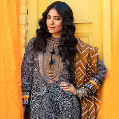 Monsoon Digital Printed Lawn Suit 3 Pes V-1 - 11