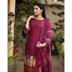 Schick Tulsi Chikankari Embroidered Un-stitched 3pcs Suit - 7