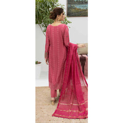 Schick Koel Viscose Schiffli Boring Embroidered Unstitched Suit With Fancy Dupatta - 7