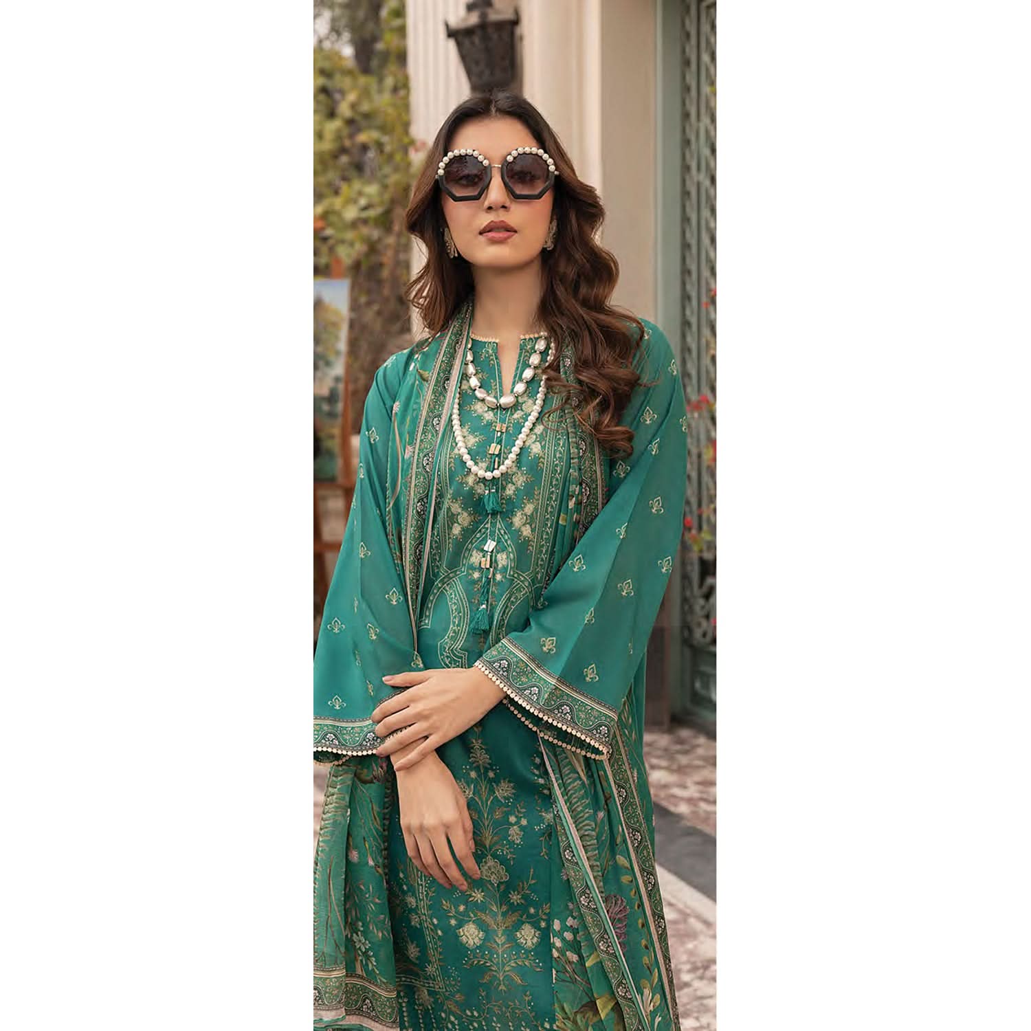 Komal By LSM Textiles Lawn Printed Unstitched 3Pcs Suit - LG-MM-0306, Women, 3Pcs Shalwar Suit, LSM Textiles, Chase Value
