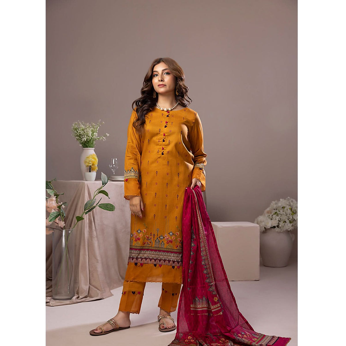 Salina Weaving Dobby By Regalia Printed Lawn Unstitched 3 Pcs Suit - 3, Women, 3Pcs Shalwar Suit, Regalia Textiles, Chase Value