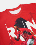 Valuables Boys' Ronaldo Sublimation Half Sleeves T-Shirt