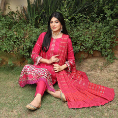 Schick Viscose Embroidered Un-sitiched 3pcs Suit  - 6