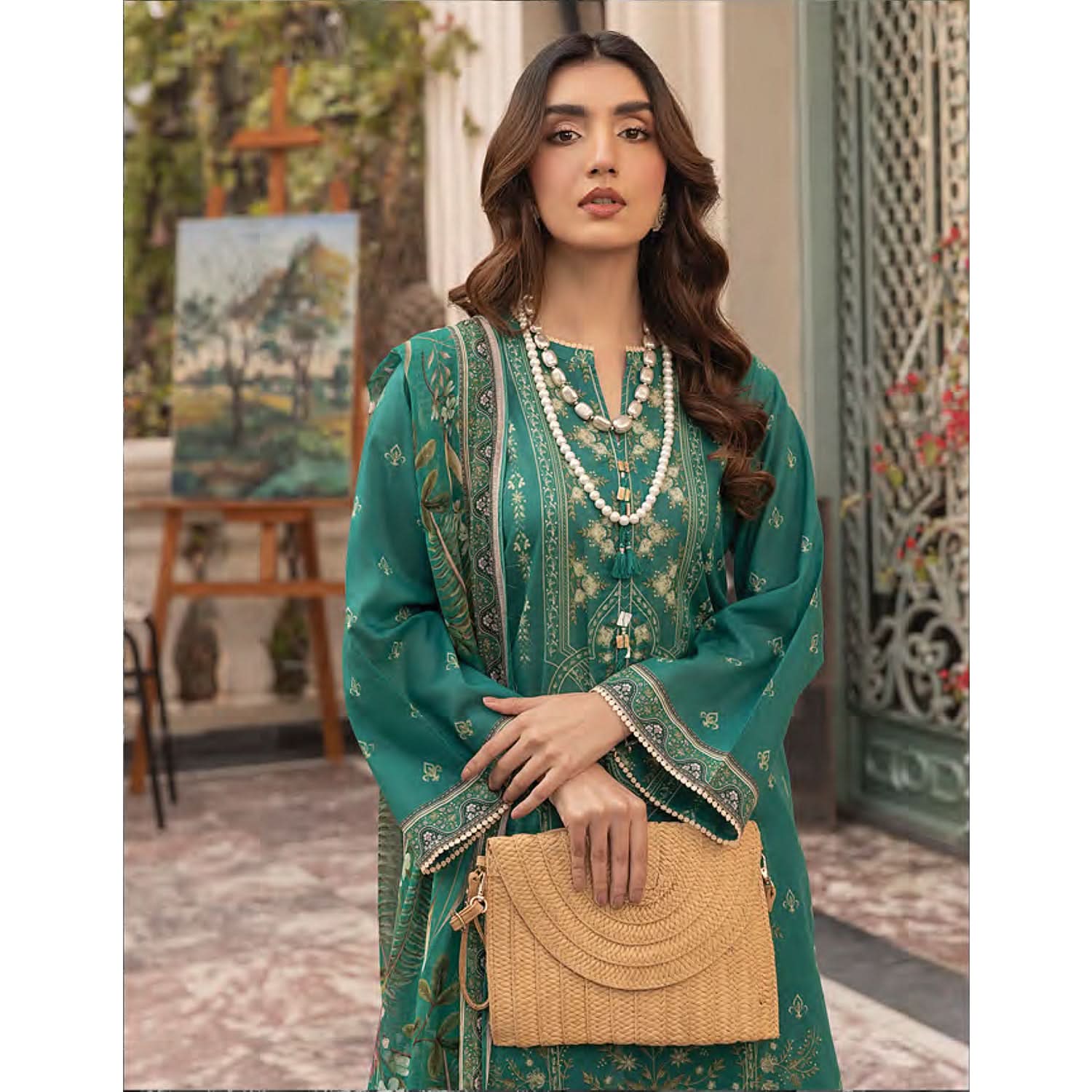 Komal By LSM Textiles Lawn Printed Unstitched 3Pcs Suit - LG-MM-0306, Women, 3Pcs Shalwar Suit, LSM Textiles, Chase Value