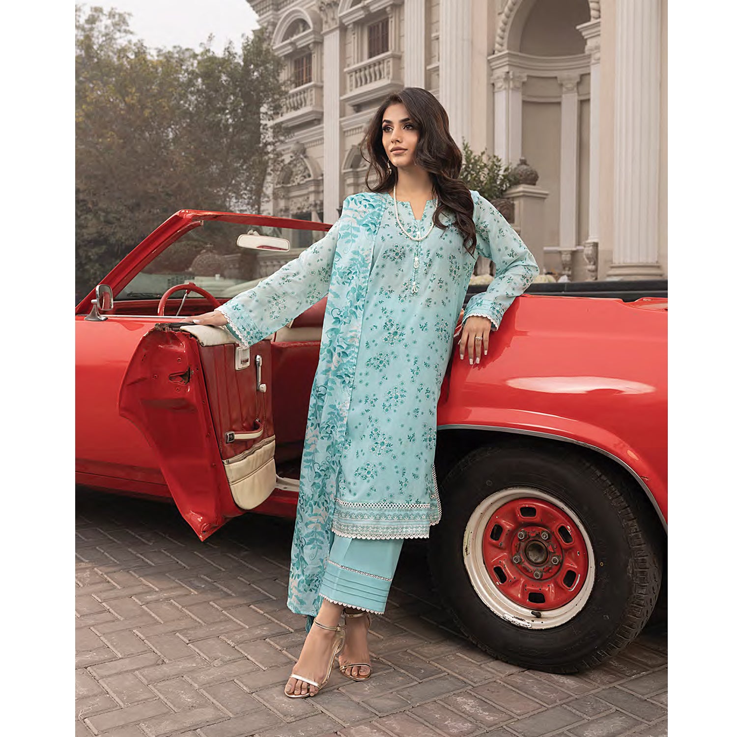 Komal By LSM Textiles Lawn Printed Unstitched 3Pcs Suit - LG-MM-0263, Women, 3Pcs Shalwar Suit, LSM Textiles, Chase Value