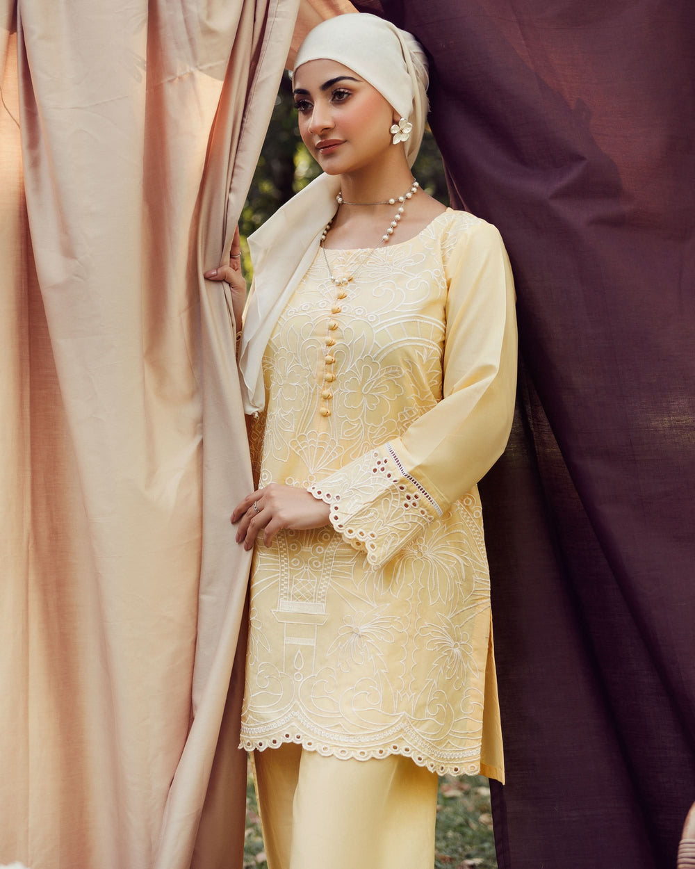Valuables Women Fusion Embroidered 2-Piece Suit, Women Shalwar Suits, Chase Value, Chase Value