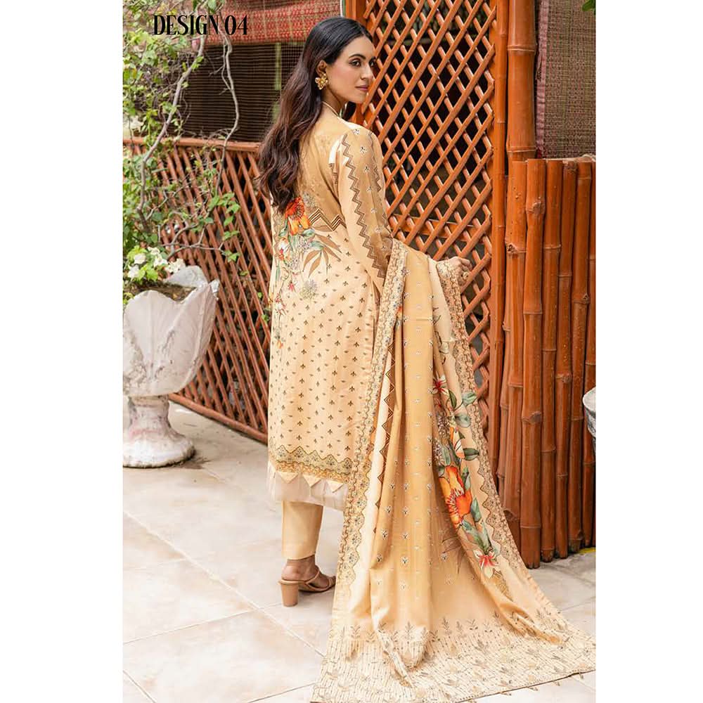 Schick Chambery Embroidered Un-stitched 3ps Suit - 8, Women, 3Pcs Shalwar Suit, MI Creation, Chase Value