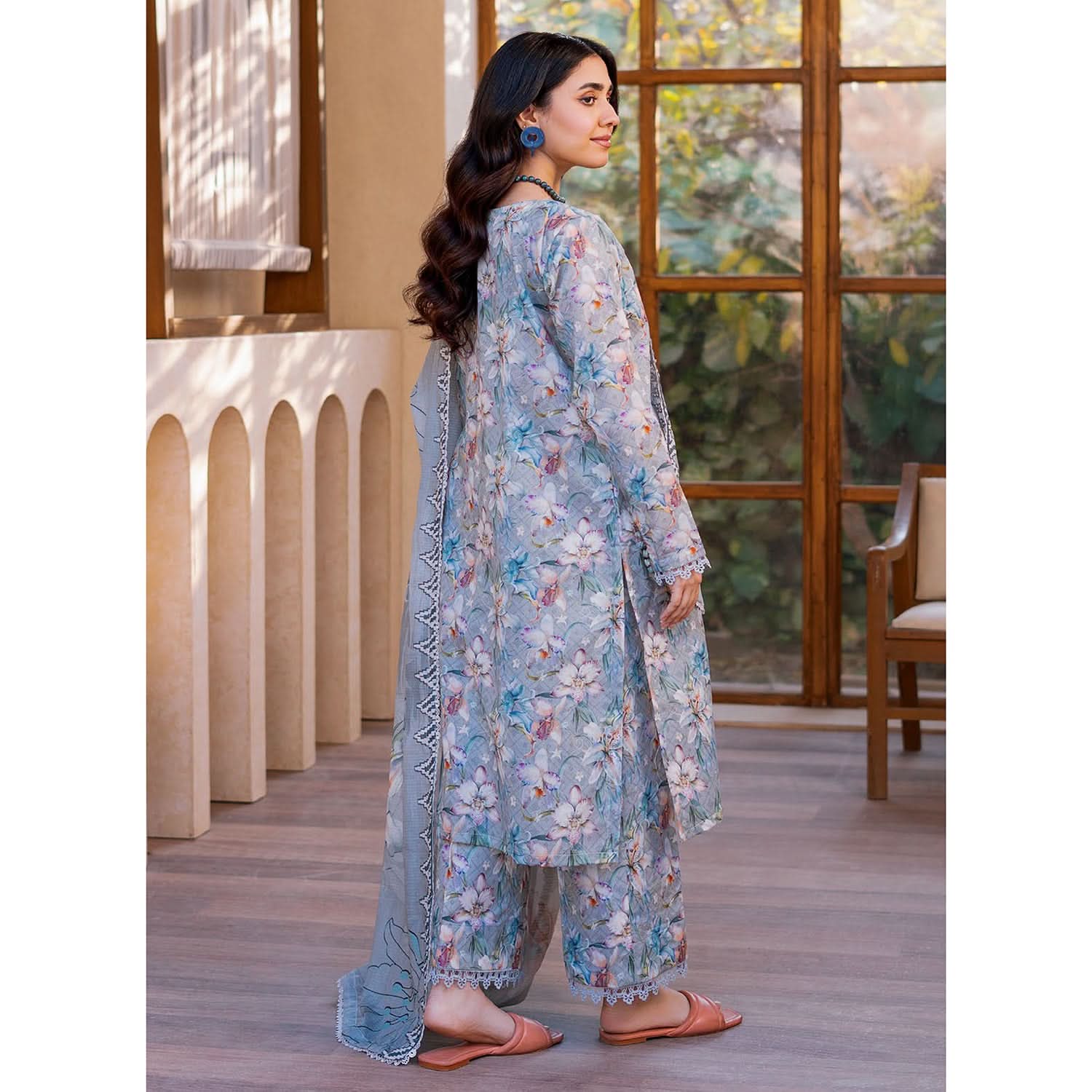 Al Zohaib Coco Popup Lawn 3 Piece Unstitched Suit - 4, Women, 3Pcs Shalwar Suit, Al-Zohaib Textiles, Chase Value