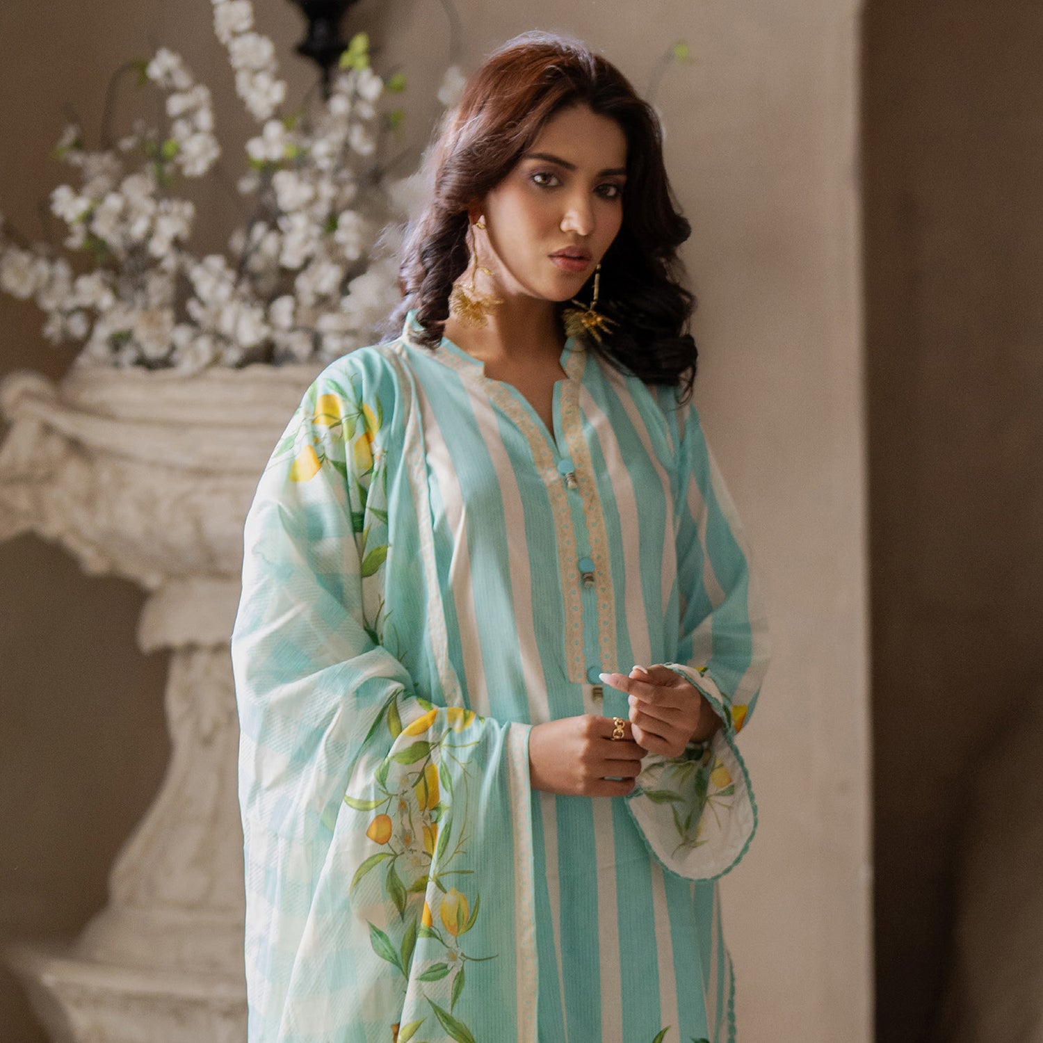 Salina By Regalia Lawn Printed Unstitched 3Pcs Suit V-4 - 4, Women, 3Pcs Shalwar Suit, Regalia Textiles, Chase Value