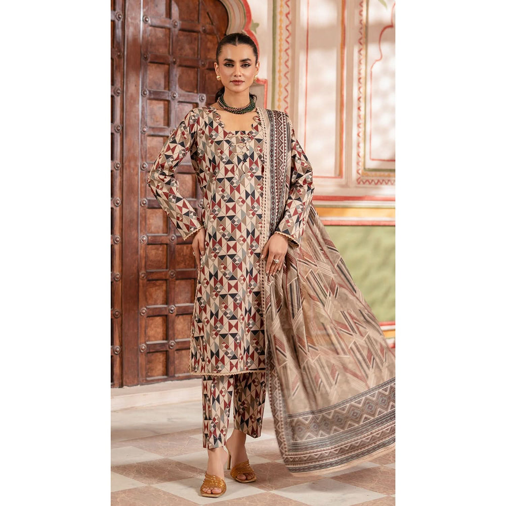 Colors Identic Separates By Al Zohaib Digital Printed 3 Pcs Suit - 4, Women, 3Pcs Shalwar Suit, Al-Zohaib Textiles, Chase Value
