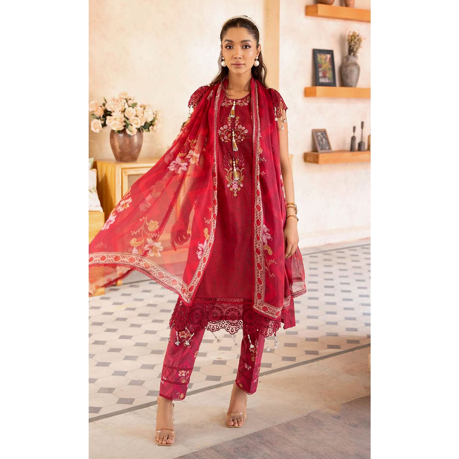 Sunshine Bloom By Al Zohaib Print Kari Lawn Unstitched 3 pcs Suit - 4, Women, 3Pcs Shalwar Suit, Al-Zohaib Textiles, Chase Value