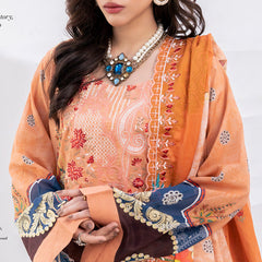 Janan Printed Lawn Embroidered  Suit 3Pcs with Cut Work Dupatta - 4, Women, 3Pcs Shalwar Suit, Zesh Textile, Chase Value