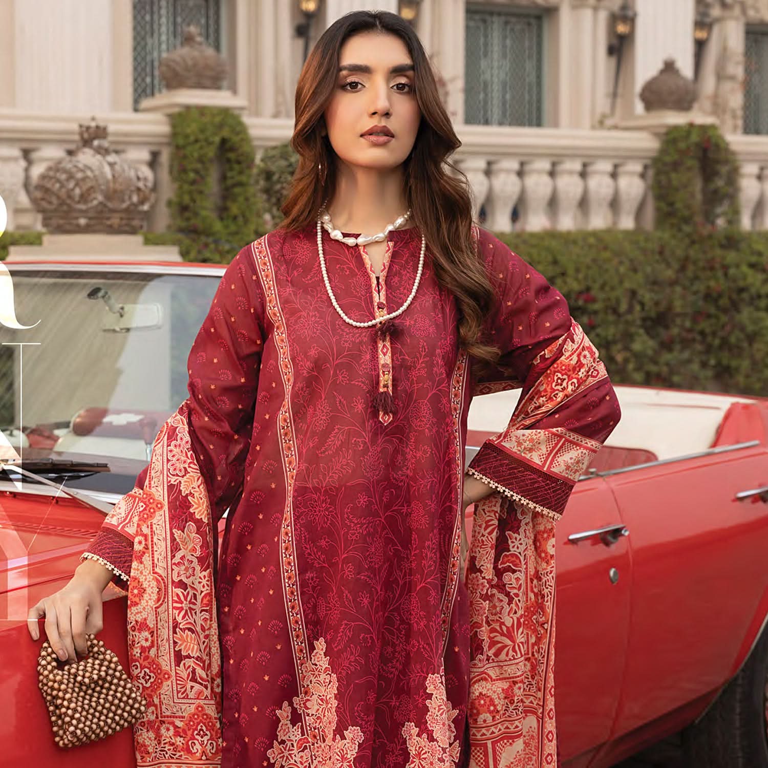 Komal By LSM Textiles Lawn Printed Unstitched 3Pcs Suit - LG-AR-0116, Women, 3Pcs Shalwar Suit, LSM Textiles, Chase Value