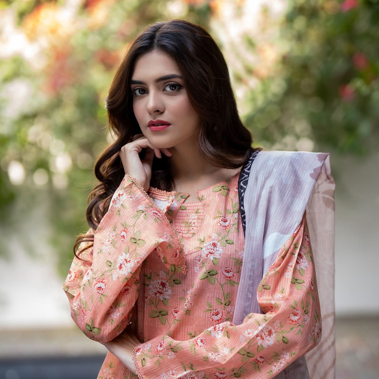 Salina Unstitched Lawn Digital Printed 3 Pcs Suit - 4, Women, 3Pcs Shalwar Suit, Regalia Textiles, Chase Value