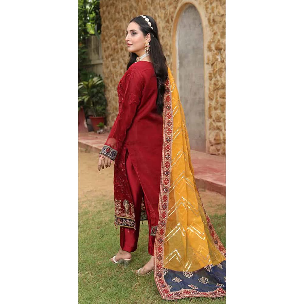 Schick Shehnai Embroidered Unstitched 3pcs Suit  - 2, Women, 3Pcs Shalwar Suit, MI Creation, Chase Value
