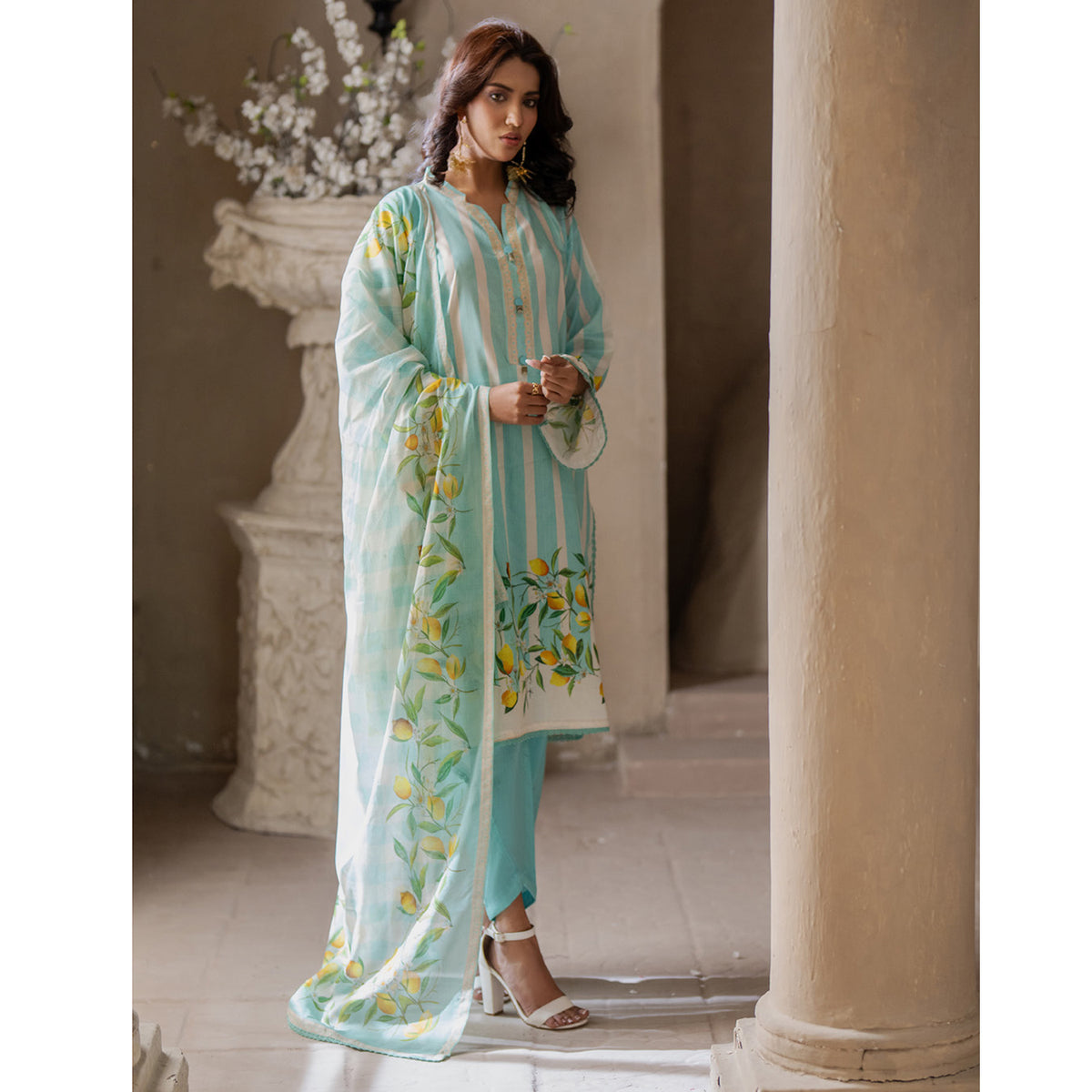 Salina By Regalia Lawn Printed Unstitched 3Pcs Suit V-4 - 4, Women, 3Pcs Shalwar Suit, Regalia Textiles, Chase Value