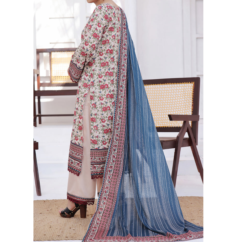 Ayesha Alishba By VS Textile Printed Lawn Unstitched 3Pcs Suit - 599, Women, 3Pcs Shalwar Suit, VS Textile, Chase Value