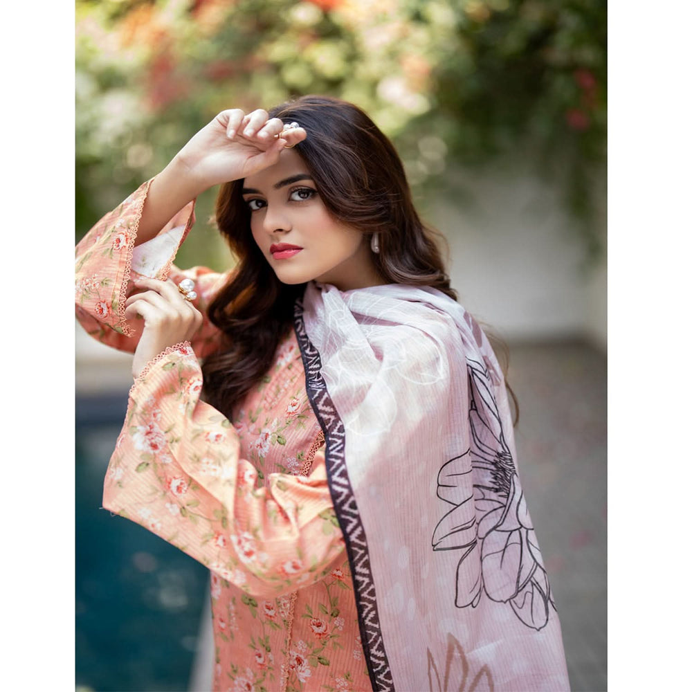 Salina Unstitched Lawn Digital Printed 3 Pcs Suit - 4, Women, 3Pcs Shalwar Suit, Regalia Textiles, Chase Value