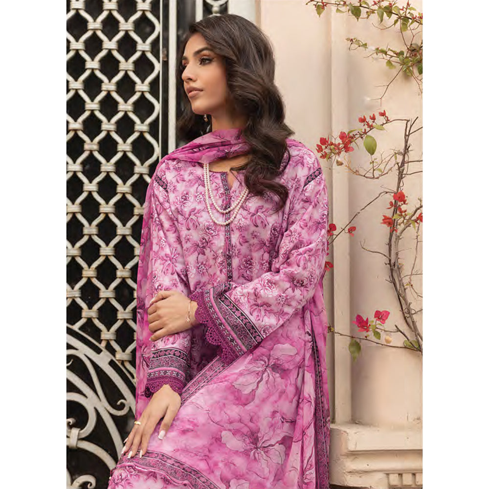 Komal By LSM Textiles Lawn Printed Unstitched 3Pcs Suit - LG-MM-0301, Women, 3Pcs Shalwar Suit, LSM Textiles, Chase Value