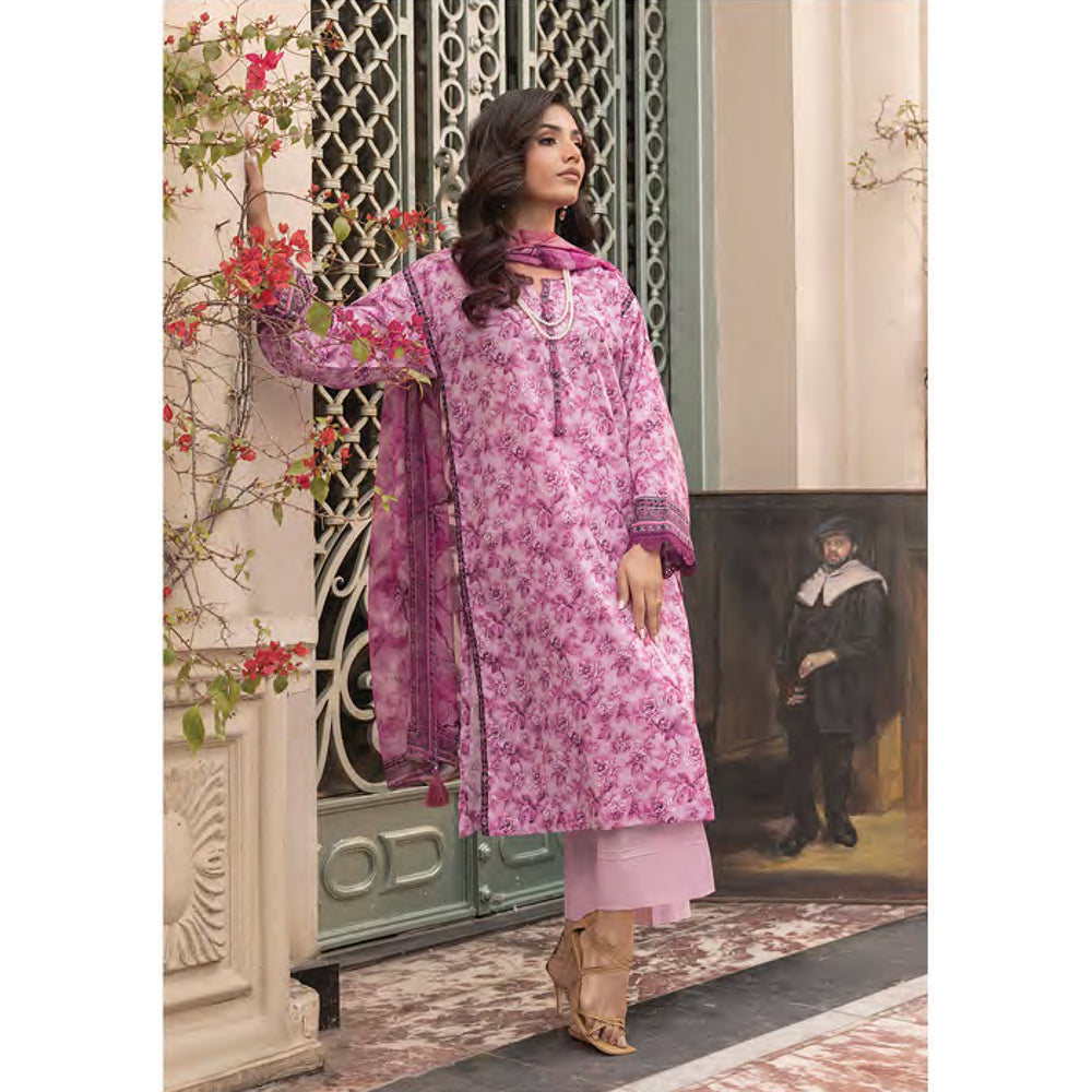 Komal By LSM Textiles Lawn Printed Unstitched 3Pcs Suit - LG-MM-0301, Women, 3Pcs Shalwar Suit, LSM Textiles, Chase Value