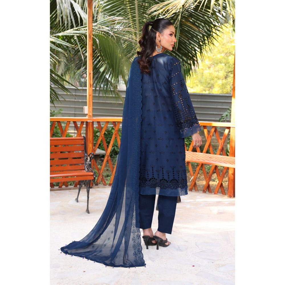 Summer Vibes By Dr. Haris Chikankari Lawn Unstitched 4 Pec Suit - 5, Women, 3Pcs Shalwar Suit, MI Creation, Chase Value