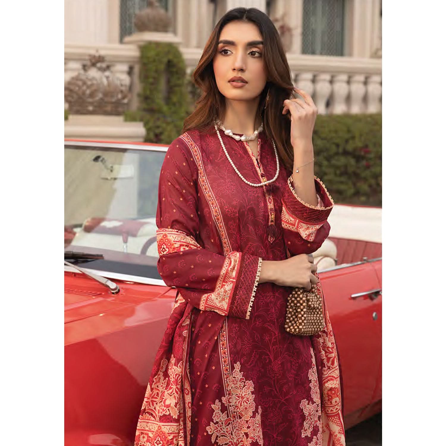 Komal By LSM Textiles Lawn Printed Unstitched 3Pcs Suit - LG-AR-0116, Women, 3Pcs Shalwar Suit, LSM Textiles, Chase Value