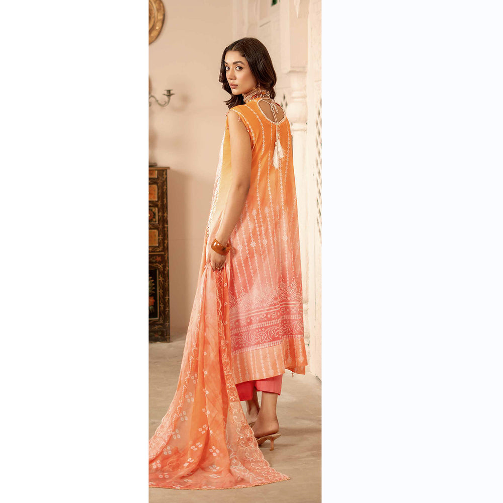 Sunshine Bloom By Al Zohaib Lawn Premium Unstitched 3 Pcs Suit - 4, Women, 3Pcs Shalwar Suit, Al-Zohaib Textiles, Chase Value