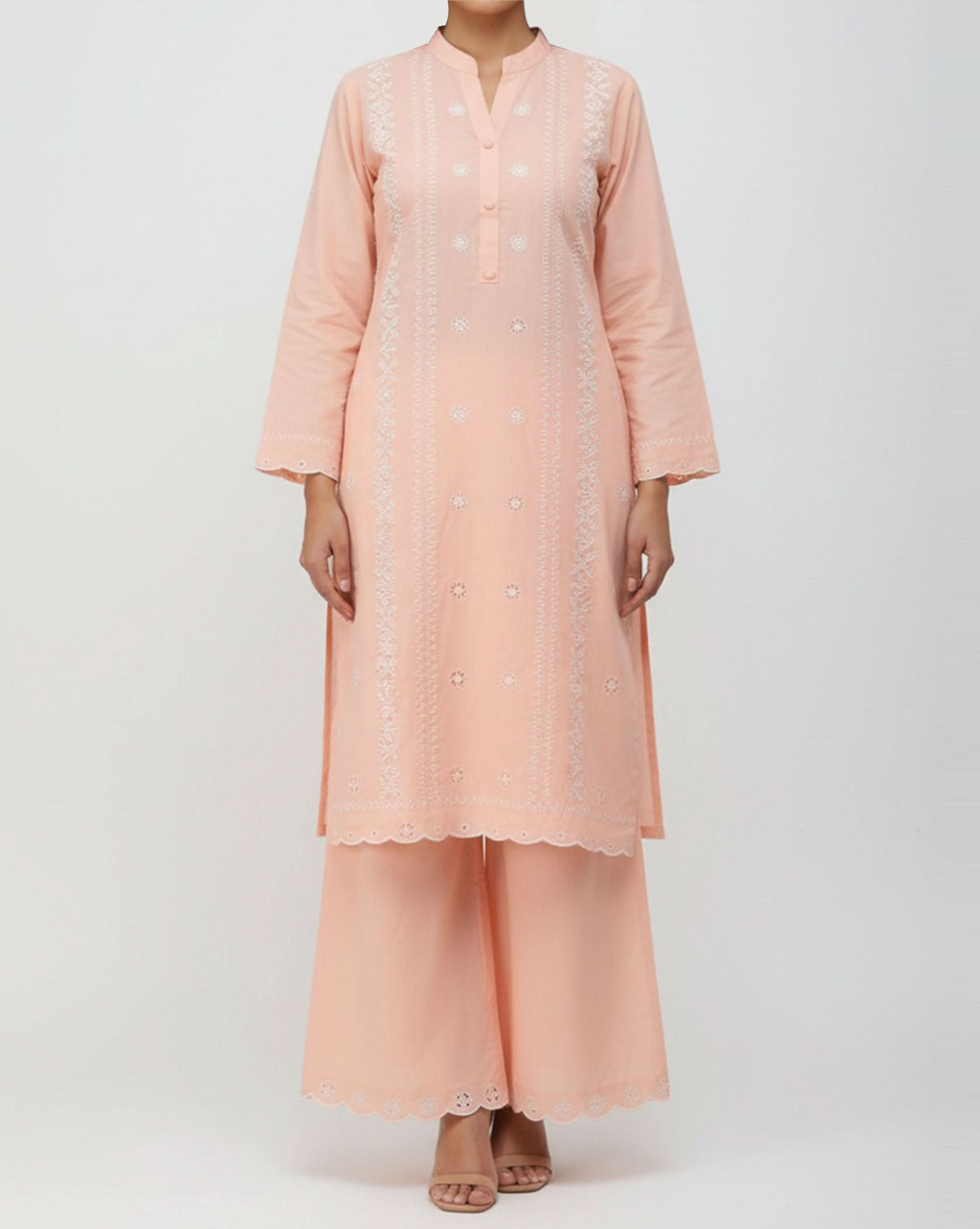 Valuables Women Fusion Embroidered 2-Piece Suit, Women Shalwar Suits, Chase Value, Chase Value