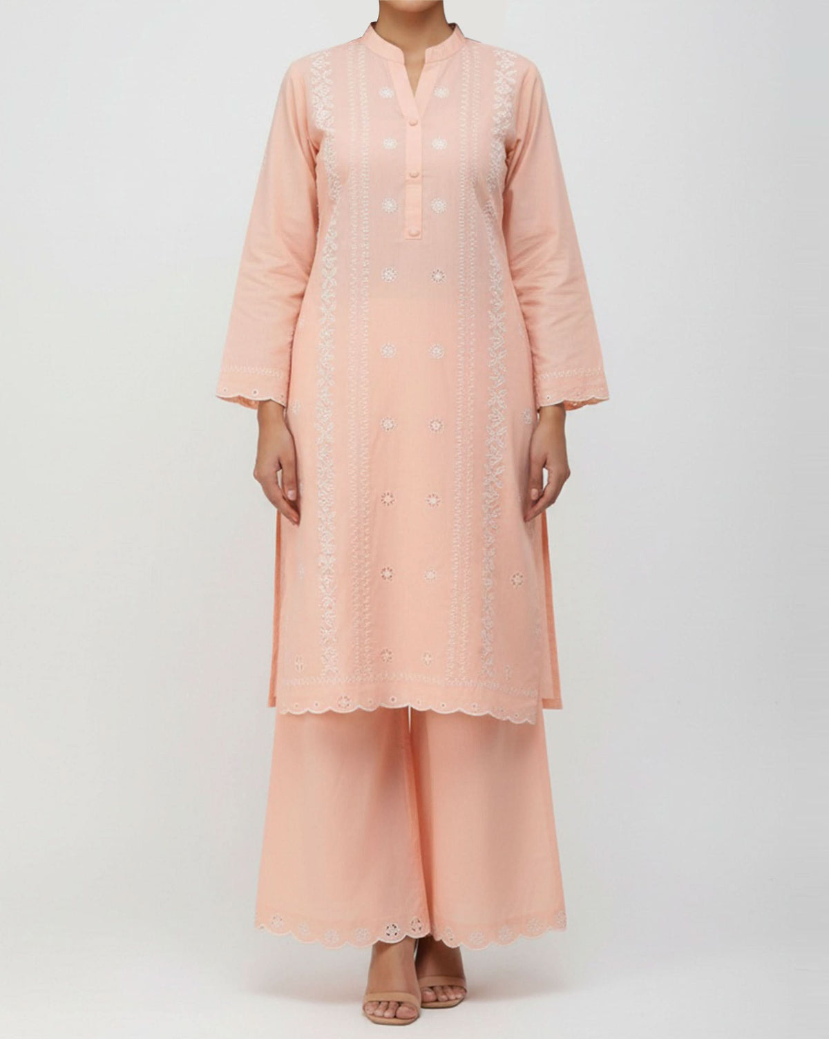 Valuables Women Fusion Embroidered 2-Piece Suit, Women Shalwar Suits, Chase Value, Chase Value