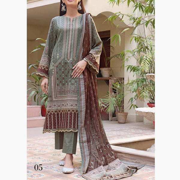 Signature Khaddar Printed Unstitched 3Pcs Suit V2- 2602, Women, 3Pcs Shalwar Suit, VS Textiles, Chase Value