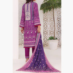 Jhalak Linen Printed Unstitched 3Pcs Suit - 5, Women, 3Pcs Shalwar Suit, VS Textiles, Chase Value