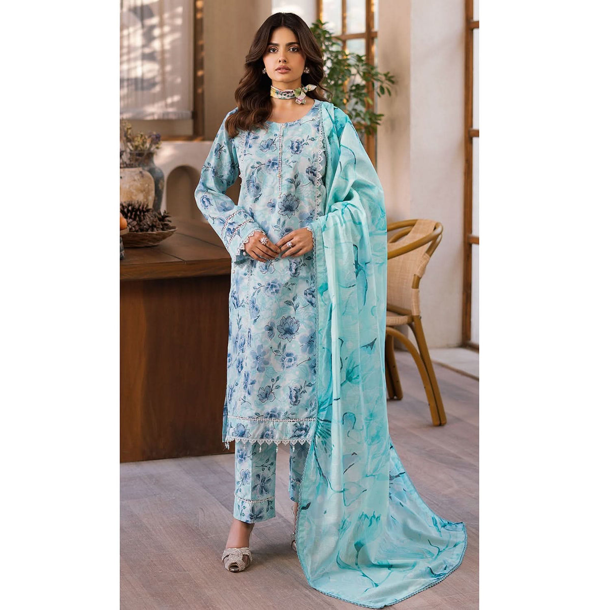 Al Zohaib Coco Popup Lawn 3 Piece Unstitched Suit - 5, Women, 3Pcs Shalwar Suit, Al-Zohaib Textiles, Chase Value