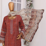 Needle Wonder By Dr. Haris Printed & Embroidered Lawn Unstitched 3Pcs Suit - 9, Women, 3Pcs Shalwar Suit, MI Creation, Chase Value