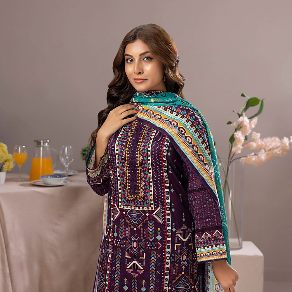 Salina Weaving Dobby By Regalia Printed Lawn Unstitched 3 Pcs Suit - 5, Women, 3Pcs Shalwar Suit, Regalia Textiles, Chase Value