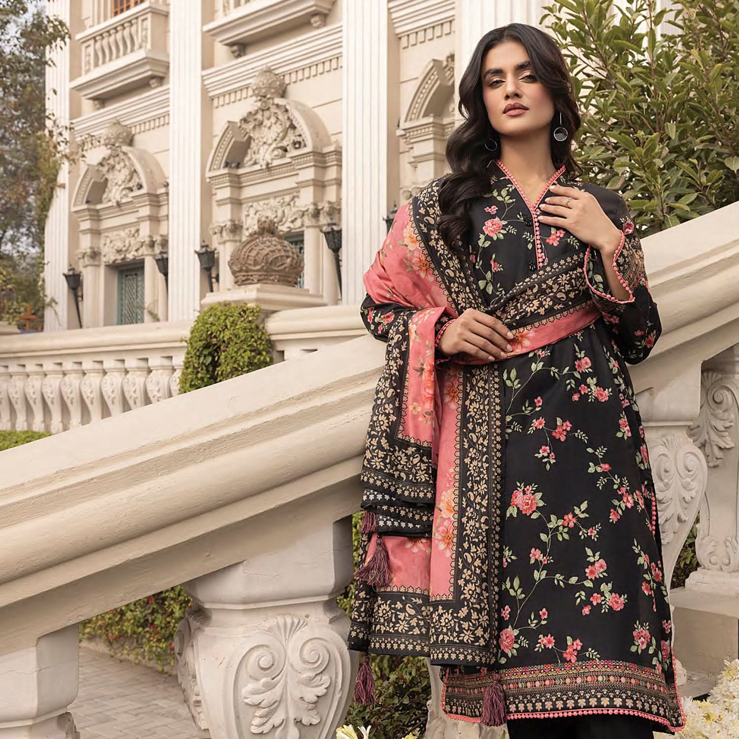 Komal By LSM Textiles Lawn Printed Unstitched 3Pcs Suit - LG-MM-0260, Women, 3Pcs Shalwar Suit, LSM Textiles, Chase Value