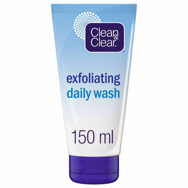 Clean & Clear Exfoliating Daily Wash, Oil Free, 150ml, Face Washes, Clean & Clear, Chase Value