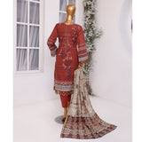 Needle Wonder By Dr. Haris Printed & Embroidered Lawn Unstitched 3Pcs Suit - 9, Women, 3Pcs Shalwar Suit, MI Creation, Chase Value