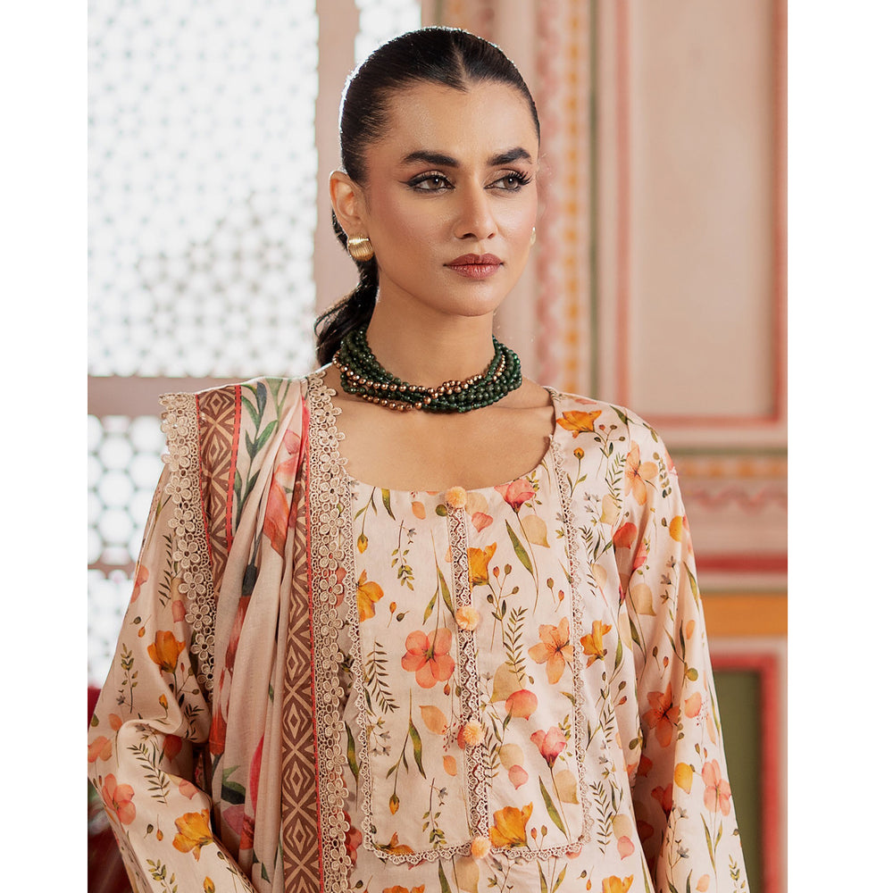 Colors Identic Separates By Al Zohaib Digital Printed 3 Pcs Suit - 5, Women, 3Pcs Shalwar Suit, Al-Zohaib Textiles, Chase Value