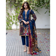 Salina Lawn By Regalia Textile Printed Unstitched 3 Pcs Suit - 5