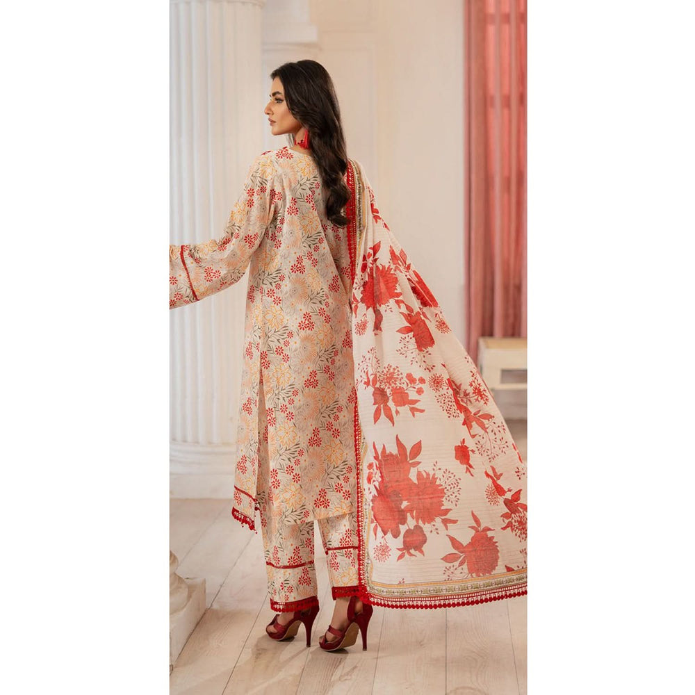 Al Zohaib Colors Digital Printed Unstitched Lawn 3 Pcs Suit - 5, Women, 3Pcs Shalwar Suit, Al-Zohaib Textiles, Chase Value