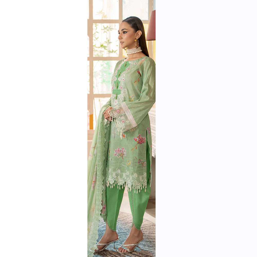 Sunshine Bloom By Al Zohaib Lawn Premium Unstitched 3 Pcs Suit - 5, Women, 3Pcs Shalwar Suit, Al-Zohaib Textiles, Chase Value