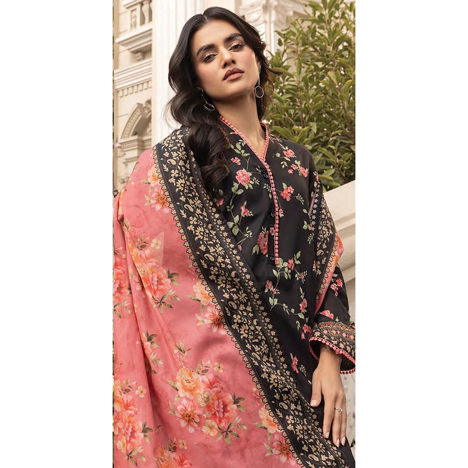 Komal By LSM Textiles Lawn Printed Unstitched 3Pcs Suit - LG-MM-0260, Women, 3Pcs Shalwar Suit, LSM Textiles, Chase Value
