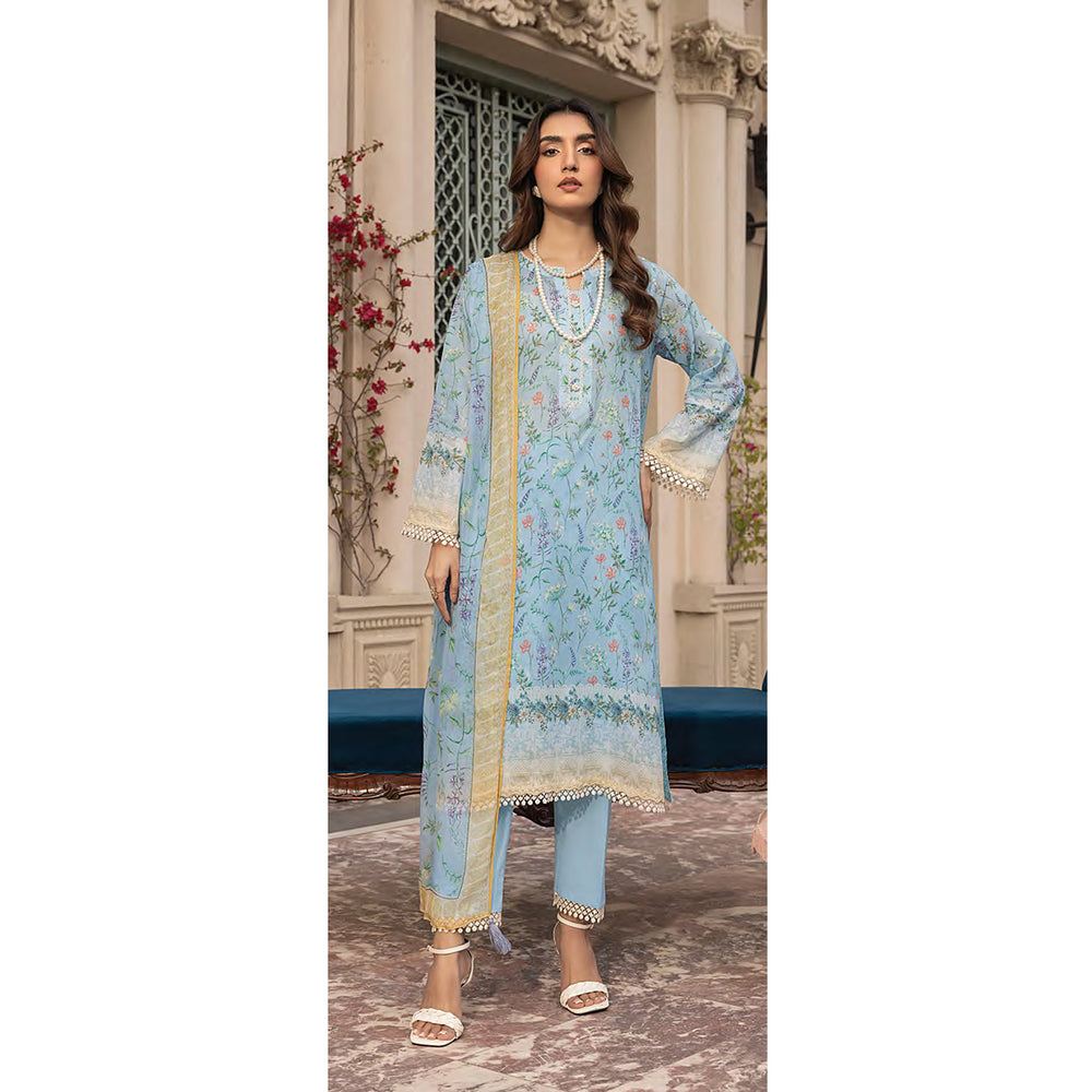 Komal By LSM Textiles Lawn Printed Unstitched 3Pcs Suit - LG-MM-0307, Women, 3Pcs Shalwar Suit, LSM Textiles, Chase Value