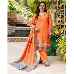 Schick Chambery Embroidered Un-stitched 3ps Suit - 5