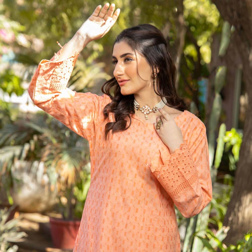 Schick Jaza Schiffli Embroidered Unstitched 2Pcs Suit V-4, Women, 2Pcs Shalwar Suit, MI Creation, Chase Value