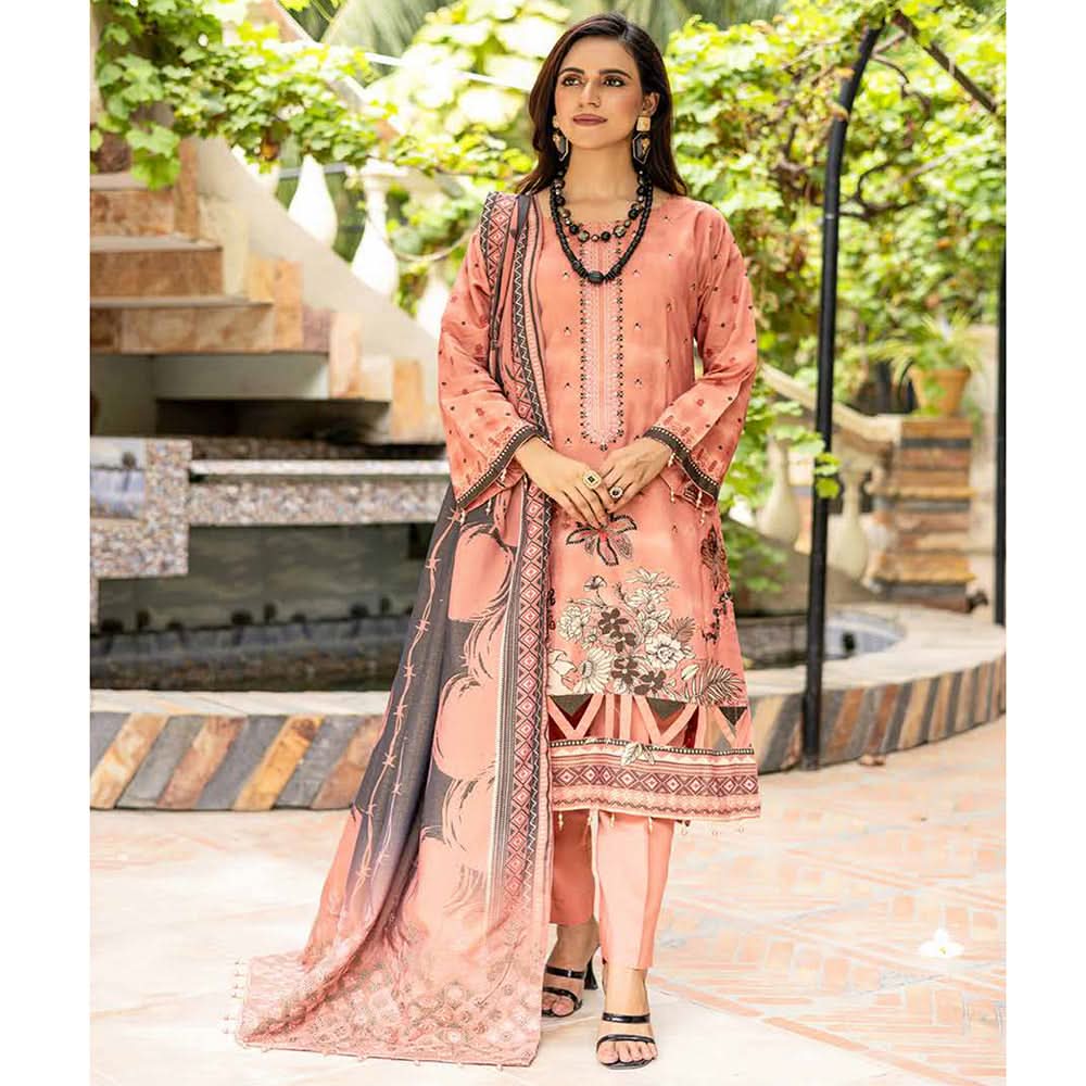 Schick Chambery Embroidered Un-stitched 3ps Suit - 9, Women, 3Pcs Shalwar Suit, MI Creation, Chase Value