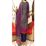VS Daman Cambric Unstitched 3pcs Suit - 603-B, Women, 3Pcs Shalwar Suit, VS Textile, Chase Value