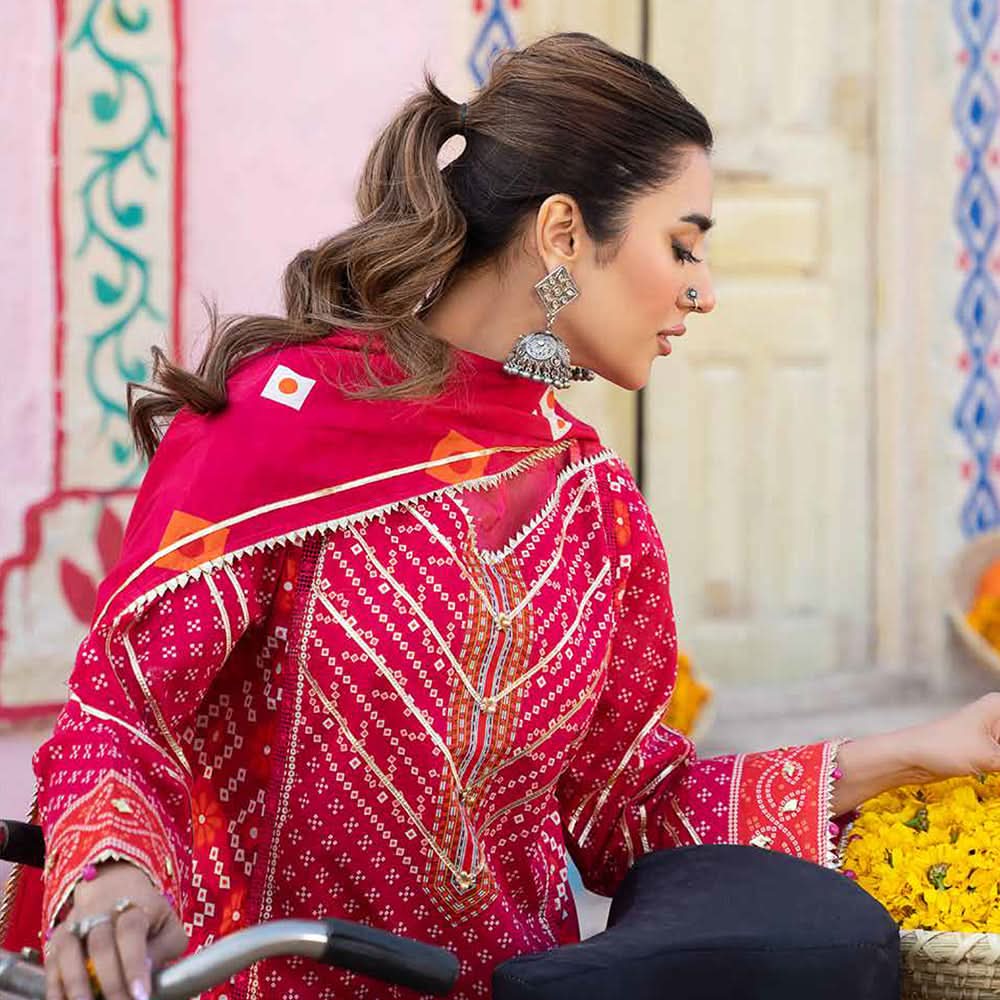 Monsoon Digital Printed Lawn Suit 3 Pes V-1 - 7, Women, 3Pcs Shalwar Suit, Al-Zohaib Textiles, Chase Value