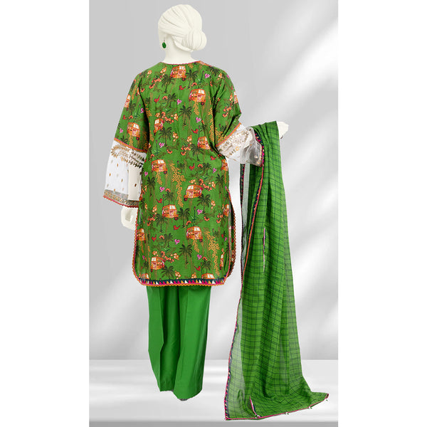 Panjnad By J. Lawn Embroidered 3 Piece Unstitched - 1271-B